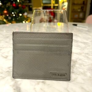Prada Leather Card Holder